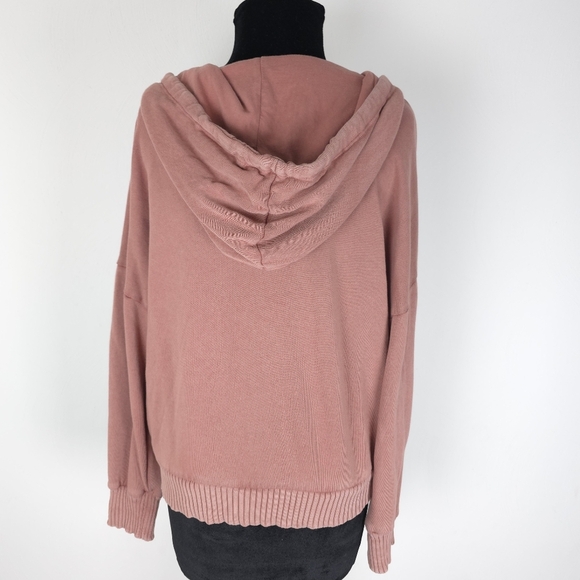 Offline by Aerie dusty pink distressed oversized size small - Picture 3 of 9
